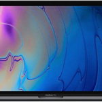 Laptop Apple The New MacBook Pro 15 Retina (Procesor Intel® Core™ i7-9750H (12M Cache, up to 4.50 GHz), Coffee Lake, 15.4", Retina, Touch Bar, 16GB, 256GB SSD, AMD Radeon Pro 555X @4GB, FPR, Mac OS High Sierra, Layout INT, Gri)