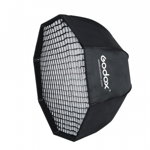 Godox Softbox tip umbrela montura Bowens 80cm cu grid