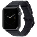Ceasuri Femei Case-Mate 42mm Apple Watchband - Signature Leather - Black V2 NO COLOR
