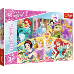 Puzzle Trefl Maxi Disney Princess, Amintiri magice 24 piese, Trefl