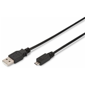 ASSMANN USB 2.0 HighSpeed Connection Cable USB A M(plug)/microUSB B M(plug) 3,0m