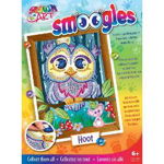 Set Creativ Smoogles - Bufnita Hoot, 25x34cm, Sequin Art SQ1812, 