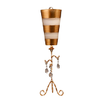 Veioza Tivoli 1 Light Table Lamp – Gold & Cream Patina, ELSTEAD-LIGHTING