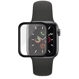 Folie de protectie PanzerGlass din sticla pentru Apple Watch Series 4/5/6/ SE, 40mm, Transparenta / Rama Neagra