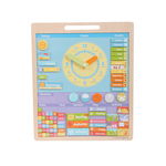 Vremea - Calendar magnetic in limba engleza, BIGJIGS Toys