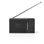 Radio FM   AM Nedis ,1.5W, dimensiuni de buzunar, negru