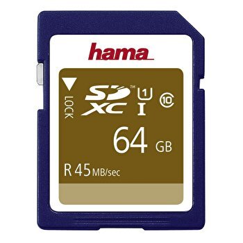 Card de Memorie Hama SDXC 64GB Class10 UHS-I 45MB 4047443172181