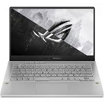 Laptop ROG Zephyrus G14 GA401QH-BM020, AMD Ryzen 7 5800HS, 14inch, RAM 8GB, SSD 512GB, nVidia GeForce GTX 1650 4GB, No OS, Moonlight White