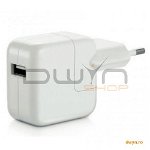 Adaptor/incarcator Apple, 220v-USB, 12W pentru iPhone/iPad/iPod, Alb, Apple