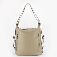 Rucsac bej din piele naturala 2 in 1 Lucia 121, SOFILINE