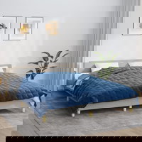 vidaXL Patura grea albastru 200x220 cm 13 kg textil