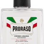 Proraso Proraso White Balsam de după ras cremos fără alcool recomandat tenului sensibil 100 ml