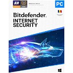 Bitdefender Internet Security, 1 PC, 1 an, Licenta noua, BOX/Retail