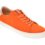Pantofi SALAMANDER portocalii, 55301, din piele intoarsa