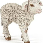 Figurina - Merinos Lamb, Alb, cm, Papo