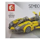 Set de constructie, Famous Car, Masina de curse cu o figurina, 177 piese tip lego