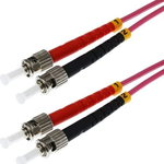 Cablu digitus DIGITUS fibra optica cablu Patch, 2 x PC - LC Duplex, OM3, 3,0, m, 2 x ST Mufa - 2 x mufa LC, multimode, DupelxCable (DK-2531-03 / 3), Digitus