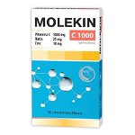Molekin C1000 cu Vitamina C, Rutin si Zinc, 30 comprimate, Zdrovit, 