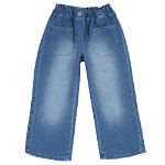 Pantaloni lungi copii Chicco denim, Albastru, 08898-65MC, chicco.ro