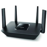 Router Wirless Linksys EA8300-EU, Gigabit, Tri Band, 2200 Mbps, 4 Antene externe (Negru)