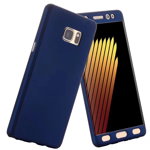 Husa pentru Samsung Galaxy A41, 360 Coverage, Plastic, Albastru, OEM
