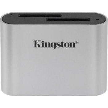 Card reader Kingston, USB 3.2, Supported Cards: UHS-II SD cards/Backwards-compatible with UHS-I SD cards, Kingston