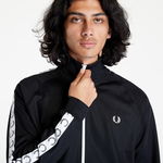 FRED PERRY Taped Track Jacket Black, FRED PERRY