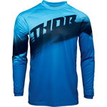 Tricou Motocross Thor Sector Vapor Culoare Negru/albastru Marime S, Thor