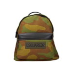DSQUARED2 Logo Fabric Backpack Brown, DSQUARED2
