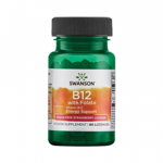 Vitamin B-12 with Folate, 1000 mcg, Swanson, 60 Drajeuri SWU790