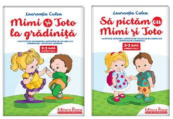 Set două cărți, A4, antepreșcolari 2-3 ani (autor L. Culea) - Aprobat MEC, edituradiana.ro