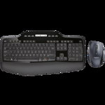 Kit Tastatura si Mouse MK710 Wireless Desktop 2.4GHz QWERTZ Negru, Logitech