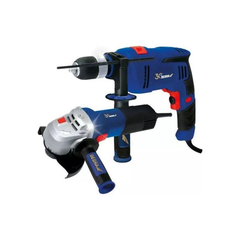 Set masina de gaurit 900 W si polizor unghiular Dedra DED7919L3, 700W/950W, 10000 RPM, Dedra Set masina de gaurit 900 W si polizor unghiular Dedra DED7919L3, 700W/950W, 10000 RPM, Dedra