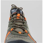 Palladium, Pantofi sport impermeabili cu detalii contrastante Off-Grid Matryx, Verde masliniu/Portocaliu mandarina, 43