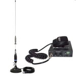 Kit Statie radio CB Midland Alan 100 Plus + Antena PNI S75 cu magnet (Negru)