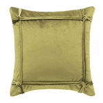 Perna decorativa din Catifea Verde Knot 45x45cm