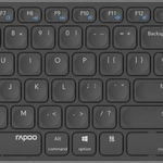 Tastatură fără fir Rapoo Multimode E9800M Blade Neagră SUA (002173690000), Rapoo