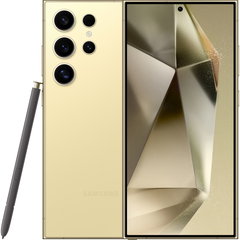 Telefon mobil Samsung Galaxy S24 Ultra, Dual SIM, 12GB RAM, 256GB, 5G, Titanium Yellow