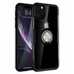 Husa Spate Premium Iring Metalic Upzz Clear iPhone 12 Pro Max , Cu Ring Metalic Pe Spate Transparent, Upzz