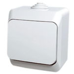 Intrerupator simplu aparent IP44 Cedar Plus Schneider WDE000510, SCHNEIDER