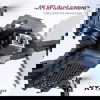 Mini Drona KY912 cu Camera Duala, Brate Pliabile si Transmisie Live