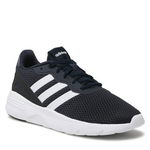 adidas Sportswear, Pantofi sport de plasa cu logo Nebzed, Alb, Bleumarin, 6.5