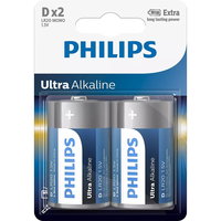 Baterii Philips Ultra Alkaline D 2 buc