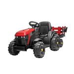 Tractor cu remorca HECHT 50925 Red, cu acumulator 12 V / 10 Ah / 45 W, viteza 5-7 km/h, rosu, varsta recomandata 3-8 ani, Hecht