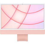 Sistem All-In-One Apple iMac 2021 24" Retina 4.5K Apple M1 8-core CPU 8-core GPU RAM 8GB SSD 512GB Tastatura RO Mac OS Big Sur Pink, Apple