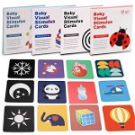 Pachet promo: Set 64 carduri stimulare vizuala bebe