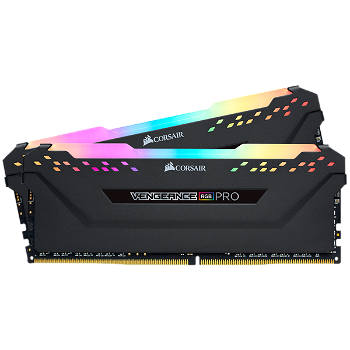 Memorie Vengeance RGB PRO Black 16GB DDR4 3000MHz CL15 Dual Channel Kit, Corsair