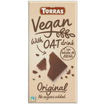 Ciocolata vegana lapte_ovaz original fara zahar fara gluten 100g - TORRAS, TORRAS