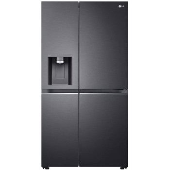 Side by Side LG GSJV91MCAE, No Frost, 635 l, Door Cooling, LINEARCooling, UVnano, FRESHBalancer, LG ThinQ, Dozator apa, H 179 cm, Argintiu, Clasa E