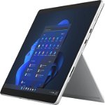 Tableta Microsoft Surface Pro 8, Procesor Intel® Core™ i5-1145G7, PixelSense 13", 8GB RAM, 256GB SSD, 8MP, Wi-Fi, Bluetooth, 4G, Windows 10 Pro (Argintiu)